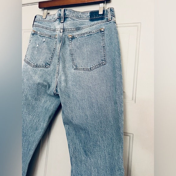 Abercrombie & Fitch the skinny High Rise 31 -12 Jeans Ripped Distressed - Picture 10 of 14